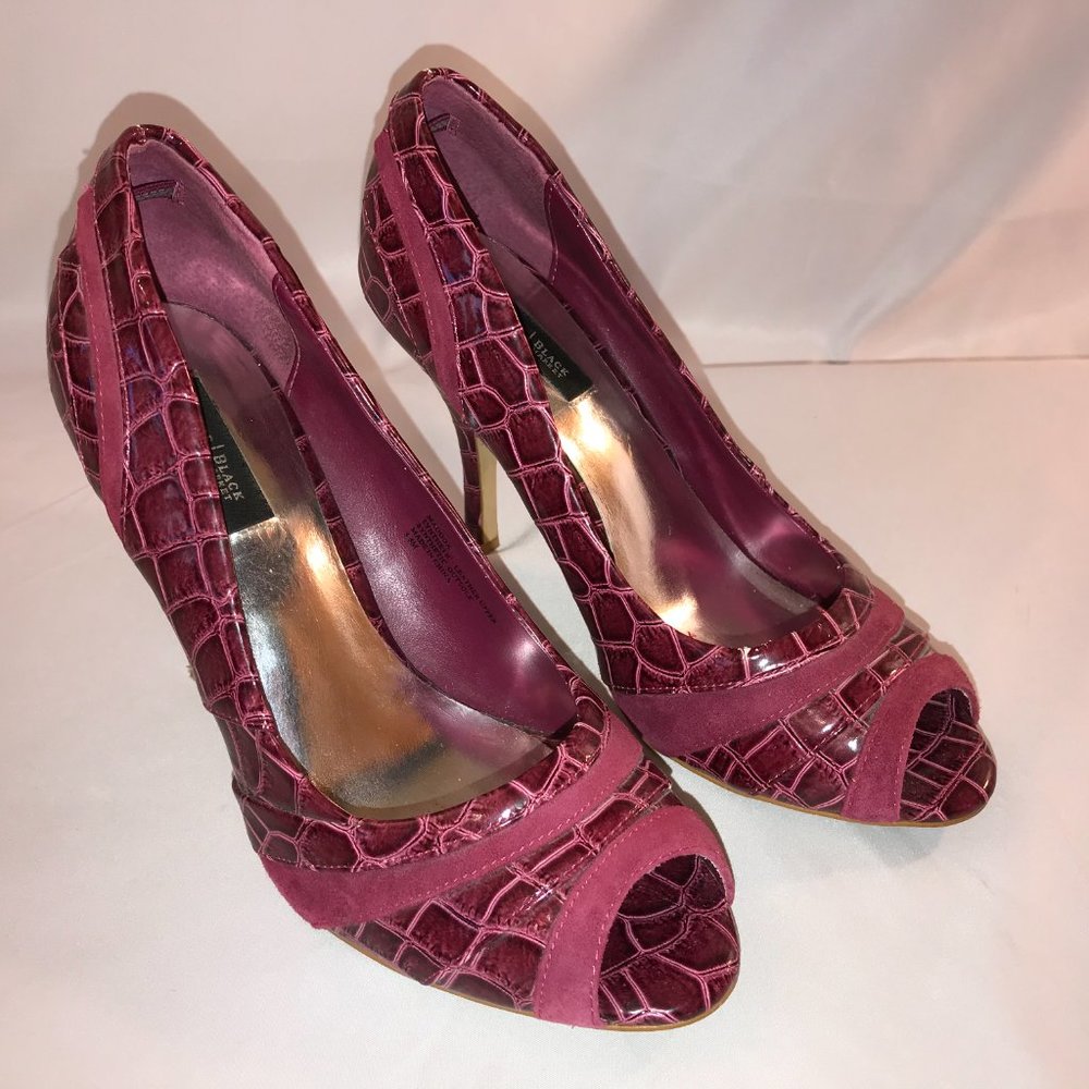 Maddox Shoes Size 8.5 Pumps Heels Animal Print - Picture 2 of 7